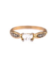 Rose gold zirconia ring DRS03-02-02 