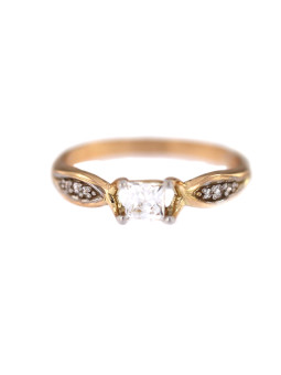 Rose gold zirconia ring DRS03-02-02