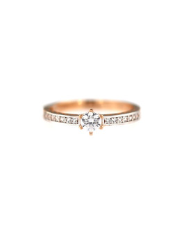 Rose gold engagement ring DRS03-04-07