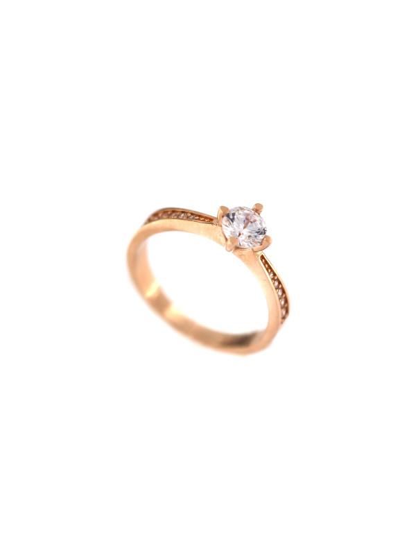 Rose gold engagement ring DRS03-04-13