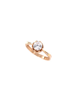 Rose gold zirconia ring DRS03-10-03
