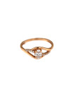 Rose gold zirconia ring DRS03-09-05 