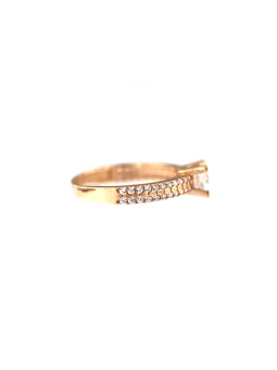 Rose gold zirconia ring DRS03-08-01 17MM