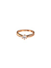 Rose gold zirconia ring DRS03-07-10 