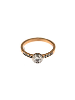 Rose gold engagement ring DRS03-05-01
