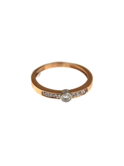 Rose gold engagement ring DRS03-05-02