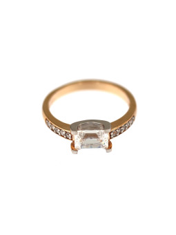 Rose gold engagement ring DRS03-06-04