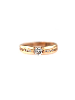 Rose gold engagement ring DRS03-05-06 16MM