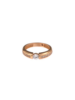 Rose gold engagement ring DRS03-05-13