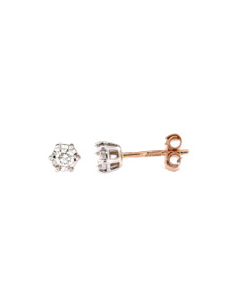 Rose gold diamond earrings BRBR01-03-03