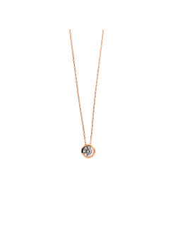 Rose gold pendant necklace CPR03-25