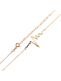 Rose gold pendant necklace CPR26-01