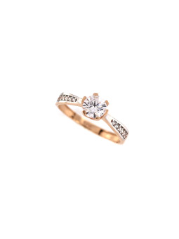 Rose gold engagement ring DRS03-04-23