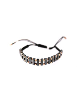 Black string bracelet ES01-P-04