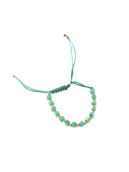 Green string bracelet ES01-Z-02