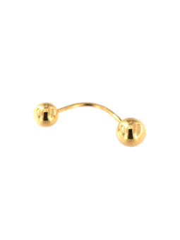 Yellow gold belly ring GG02-02