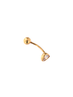 Yellow gold belly ring GG03-02