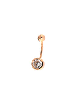Yellow gold belly ring GG03-05