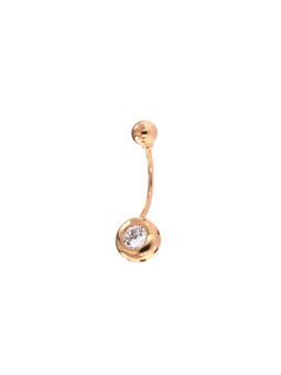 Yellow gold belly ring GG03-07