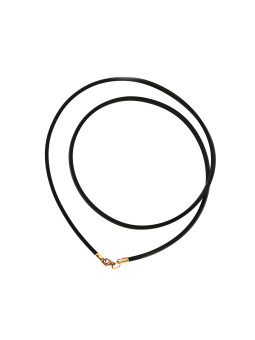 Caoutchouc necklace CPK08-01-2.00MM 45CM