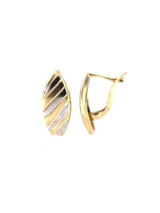 Yellow gold earrings BGA02-02-12