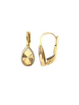 Yellow gold earrings BGA02-02-14