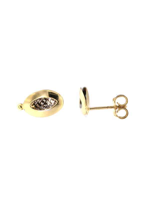 Yellow gold stud earrings BGV04-05-01