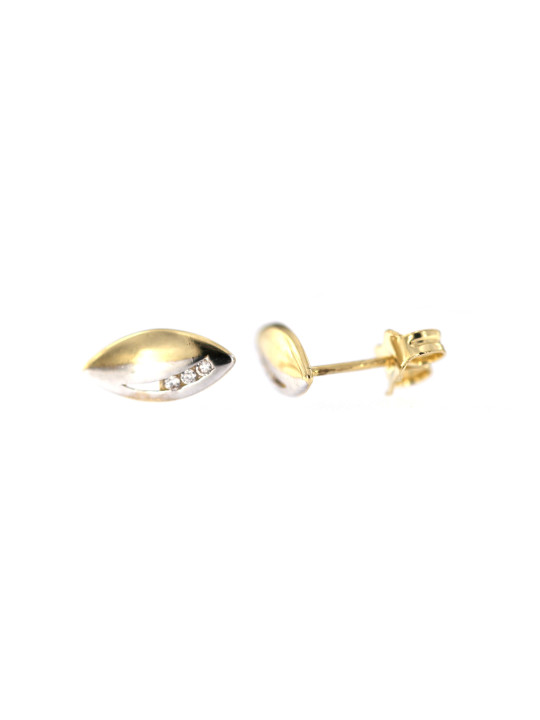 Yellow gold stud earrings BGV04-05-02