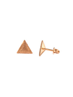 Rose gold pin earrings BRV08-01-10