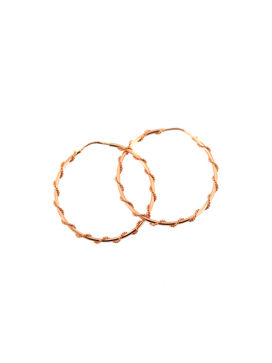 Rose gold earrings BRR01-02-19