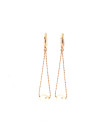 Rose gold pearl earrings BRP01-09-01 