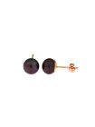 Rose gold pearl earrings BRP01-05-14 