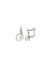 White gold pearl earrings BBP01-02-03 