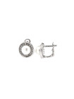 White gold pearl earrings BBP01-02-04 