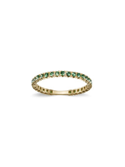 Yellow gold ring with tsavorite DGBR12-TS-02