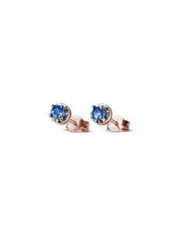 Rose gold sapphire earrings BRBR02-01-04