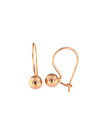 Rose gold earrings BRB01-01-14 