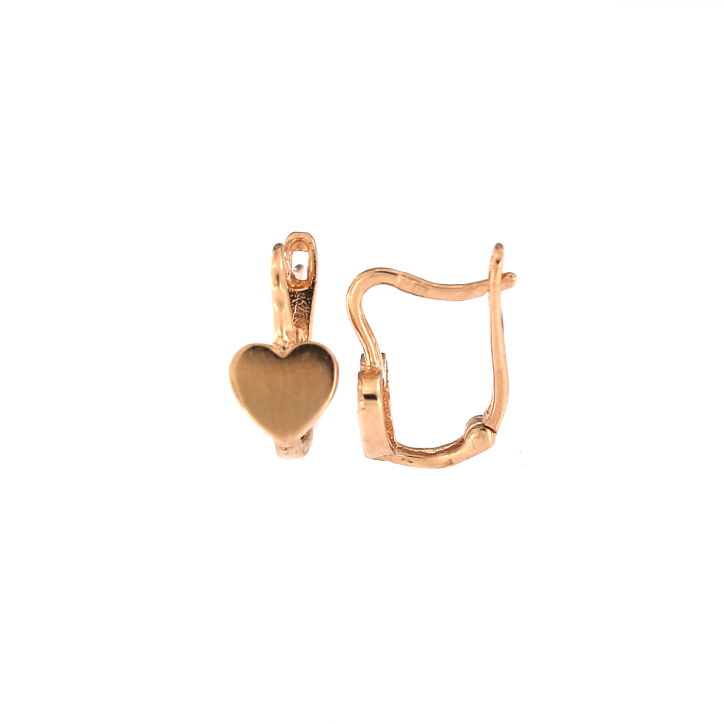 Rose gold kids earrings BRA11-05-10