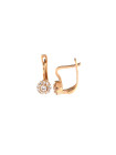 Rose gold kids earrings BRA08-01-27 
