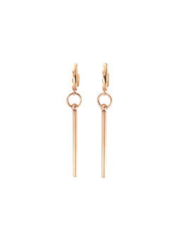 Rose gold drop earrings BRA05-15-01