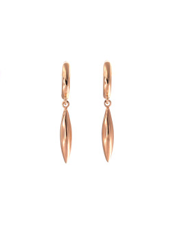 Rose gold drop earrings BRA05-02-28