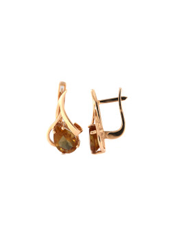 Rose gold zultanite earrings BRA01-ZU-01