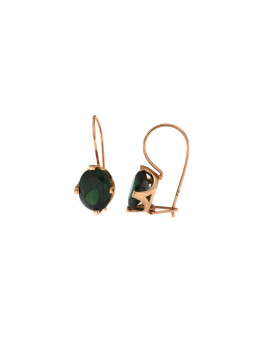 Rose gold tourmaline earrings BRA01-Z-08