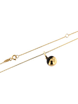 Yellow gold pendant necklace CPG02-10