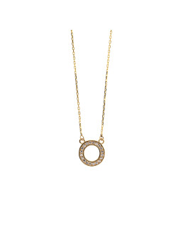 Yellow gold pendant necklace CPG02-13