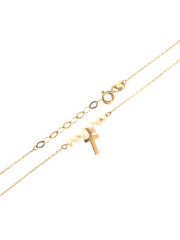 Yellow gold pendant necklace CPG04-02
