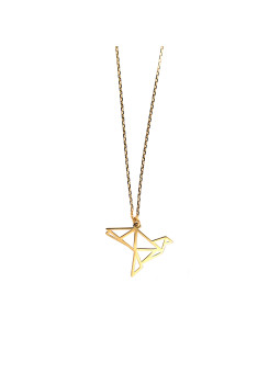 Yellow gold pendant necklace CPG21-02