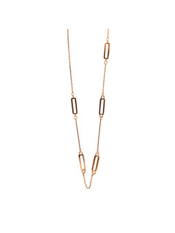 Rose gold pendant necklace CPR38-03
