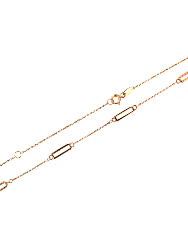 Rose gold pendant necklace CPR38-03
