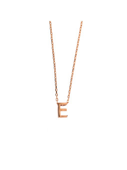 Rose gold pendant necklace CPR33-E-02